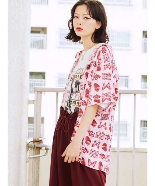 jouetie(ジュエティ)の「ネガパターンオーバーシャツ(シャツ/ブラウス・レディース・ブラック/ピンク/パープル・MEDIUM)」の17枚目の写真