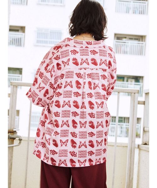 jouetie(ジュエティ)の「ネガパターンオーバーシャツ(シャツ/ブラウス・レディース・ブラック/ピンク/パープル・MEDIUM)」の18枚目の写真