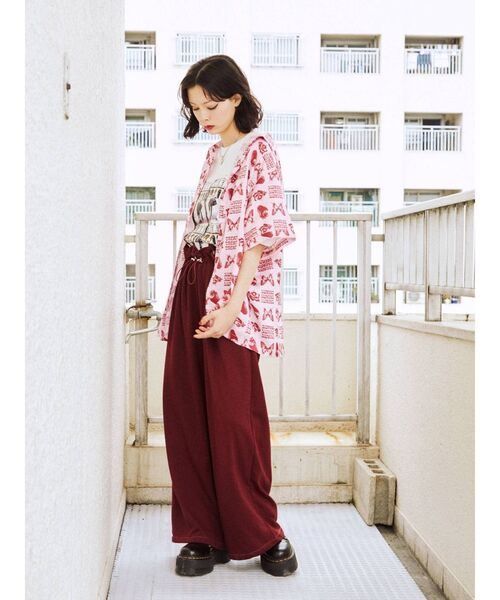 jouetie(ジュエティ)の「ネガパターンオーバーシャツ(シャツ/ブラウス・レディース・ブラック/ピンク/パープル・MEDIUM)」の20枚目の写真