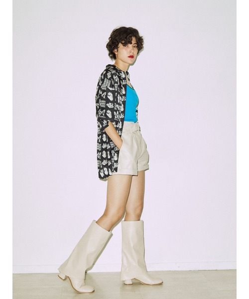 jouetie(ジュエティ)の「ネガパターンオーバーシャツ(シャツ/ブラウス・レディース・ブラック/ピンク/パープル・MEDIUM)」の22枚目の写真