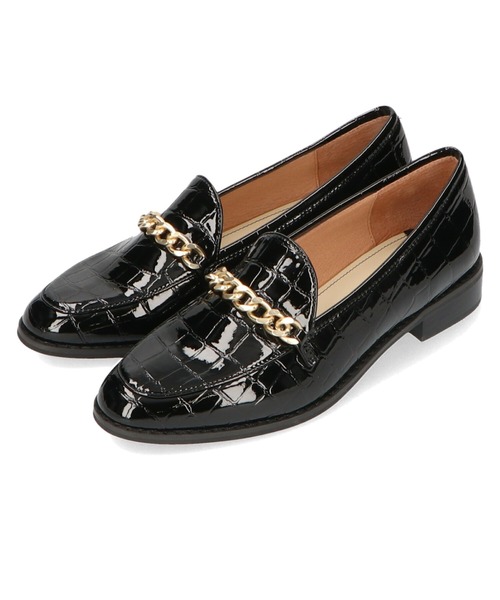 ORiental TRaffic（オリエンタルトラフィック）の「アーモンドトゥチェーンローファー 21301（ローファー・レディース・オレンジ/ブラック/ベージュ・38/35/34/39/36/37/40/42/41）」の10枚目の写真