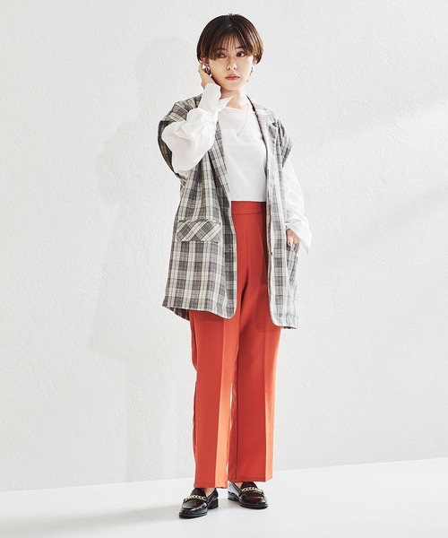 ORiental TRaffic（オリエンタルトラフィック）の「アーモンドトゥチェーンローファー 21301（ローファー・レディース・オレンジ/ブラック/ベージュ・38/35/34/39/36/37/40/42/41）」の14枚目の写真