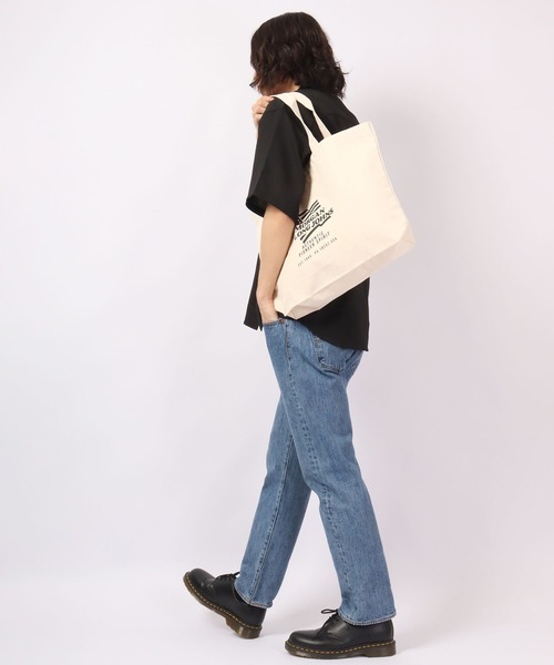 JEMORGAN(ジェーイーモーガン)の「JEMORGAN WEB限定 ロゴプリント入り キャンバストートバッグ(トートバッグ・メンズ・ブラック/カモフラージュ/ナチュラル/キャメル・FREE)」の14枚目の写真