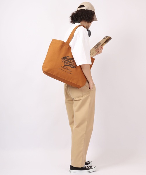 JEMORGAN(ジェーイーモーガン)の「JEMORGAN WEB限定 ロゴプリント入り キャンバストートバッグ(トートバッグ・メンズ・ブラック/カモフラージュ/ナチュラル/キャメル・FREE)」の19枚目の写真