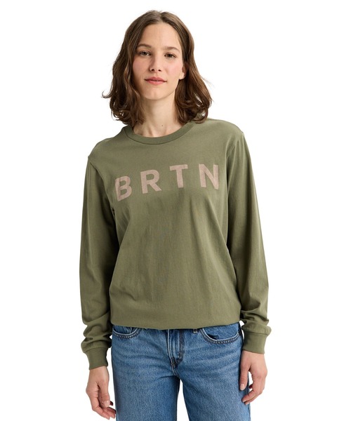 BURTON(バートン)の「BRTN ロングスリーブ Tシャツ(Tシャツ/カットソー・メンズ・パープル/ブラック/ホワイト/ライトグリーン/アーミー・M/L/S/XS/XL)」の20枚目の写真