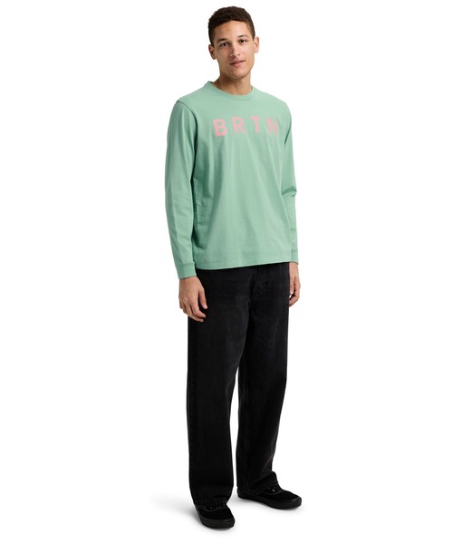 BURTON(バートン)の「BRTN ロングスリーブ Tシャツ(Tシャツ/カットソー・メンズ・パープル/ブラック/ホワイト/ライトグリーン/アーミー・M/L/S/XS/XL)」の12枚目の写真