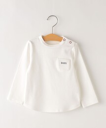 SHIPS KIDS:80～90cm / スムース ポケット TEE