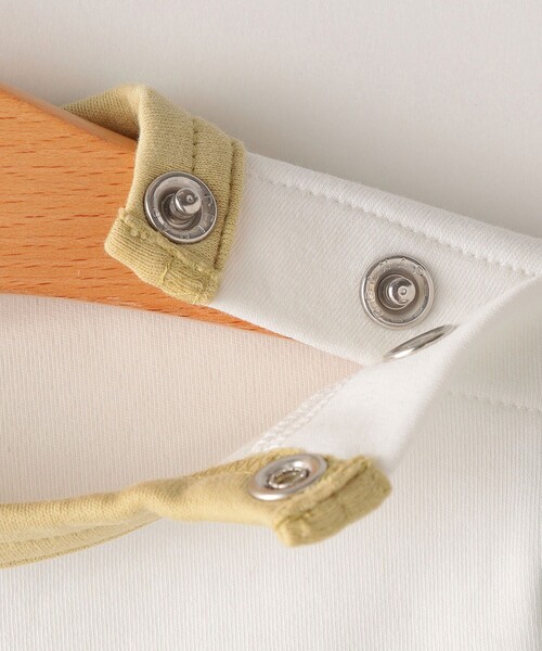 SHIPS（シップス）の「SHIPS KIDS:80～90cm / スムース ポケット TEE（Tシャツ/カットソー・キッズ・ホワイト/ヘザーグレー/オートミール/マルチ・90/80）」の7枚目の写真