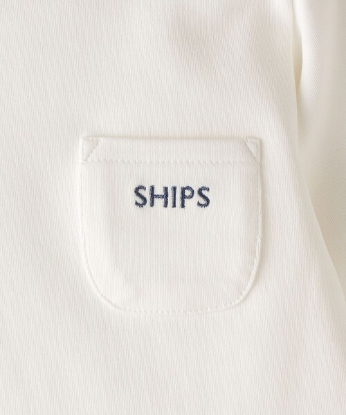 SHIPS（シップス）の「SHIPS KIDS:80～90cm / スムース ポケット TEE（Tシャツ/カットソー・キッズ・ホワイト/ヘザーグレー/オートミール/マルチ・90/80）」の10枚目の写真