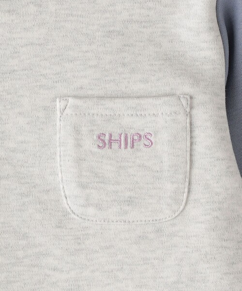 SHIPS（シップス）の「SHIPS KIDS:80～90cm / スムース ポケット TEE（Tシャツ/カットソー・キッズ・ホワイト/ヘザーグレー/オートミール/マルチ・90/80）」の11枚目の写真
