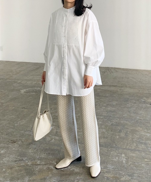 LIAN（リアン）の「長袖ブラウス（シャツ/ブラウス・レディース・オフホワイト・FREE）」の3枚目の写真