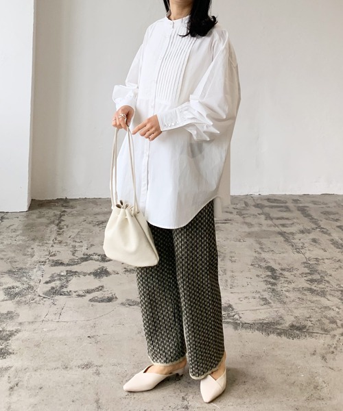 LIAN（リアン）の「長袖ブラウス（シャツ/ブラウス・レディース・オフホワイト・FREE）」の5枚目の写真