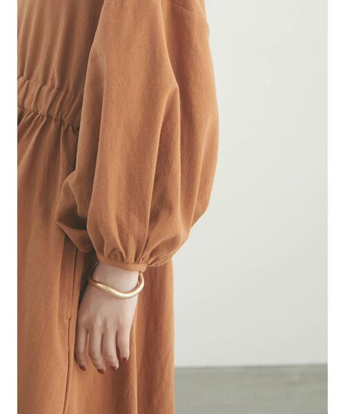 armonia（アルモニーア）の「armonia.ウエストギャザーワンピース（ワンピース・レディース・ブラック/オレンジ/キャメル・FREE）」の16枚目の写真