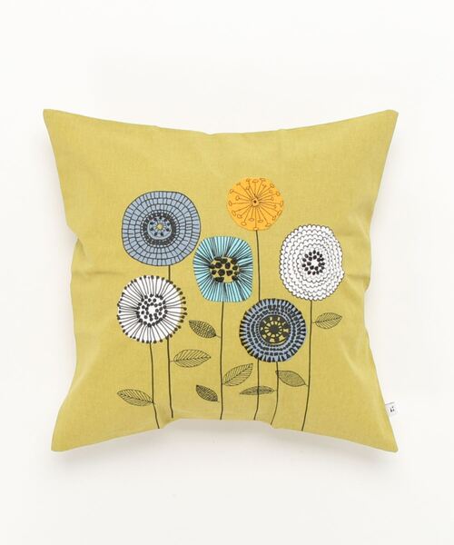 LBC(エルビーシー)の「レトロフラワークッションカバー 22AW(クッション/クッションカバー・レディース・ベージュ/グリーン・FREE)」の15枚目の写真