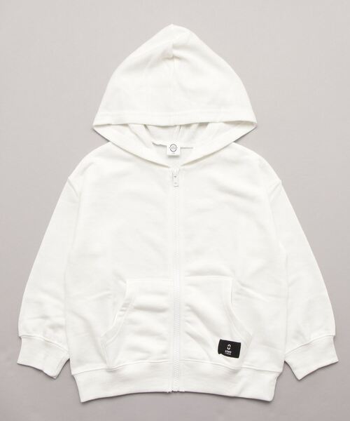 ZERO standerd（ゼロスタンダード）の「ZERO Standard/ゼロスタンダード フードジャケット（パーカー・キッズ・ピンク/オフホワイト/アイボリー/グリーン/チャコールグレー/カーキ/ブラウン/ブラック・160cm/110cm/120cm/150cm/130cm/140cm）」の2枚目の写真