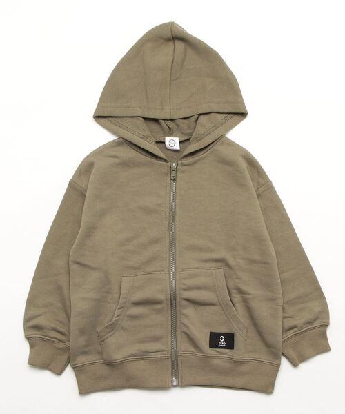 ZERO standerd（ゼロスタンダード）の「ZERO Standard/ゼロスタンダード フードジャケット（パーカー・キッズ・ピンク/オフホワイト/アイボリー/グリーン/チャコールグレー/カーキ/ブラウン/ブラック・160cm/110cm/120cm/150cm/130cm/140cm）」の6枚目の写真