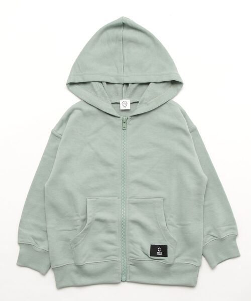 ZERO standerd（ゼロスタンダード）の「ZERO Standard/ゼロスタンダード フードジャケット（パーカー・キッズ・ピンク/オフホワイト/アイボリー/グリーン/チャコールグレー/カーキ/ブラウン/ブラック・160cm/110cm/120cm/150cm/130cm/140cm）」の7枚目の写真