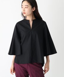 OPAQUE.CLIP | フレアスリーブ スキッパーブラウス【WEB限定カラー・サイズ】(シャツ/ブラウス)