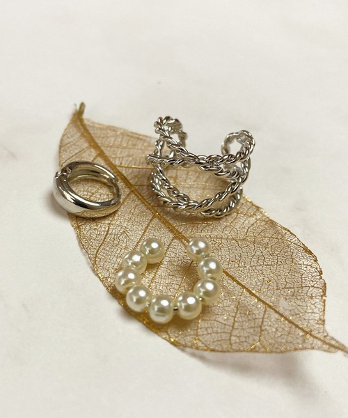 CORPUS TOKYO（コーパス トーキョー）の「ピアス×イヤーカフSET（イヤーカフ・レディース・シルバー/ゴールド・FREE）」の11枚目の写真