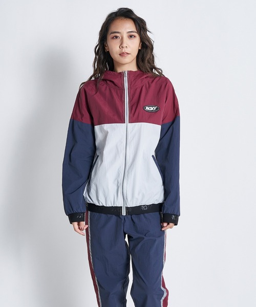 ROXY（ロキシー）の「READY OR NOT ZIP/ロキシーバックプリントジャケット（ブルゾン・レディース・ブラック/バーガンディー・MEDIUM/LARGE/SMALL）」の5枚目の写真