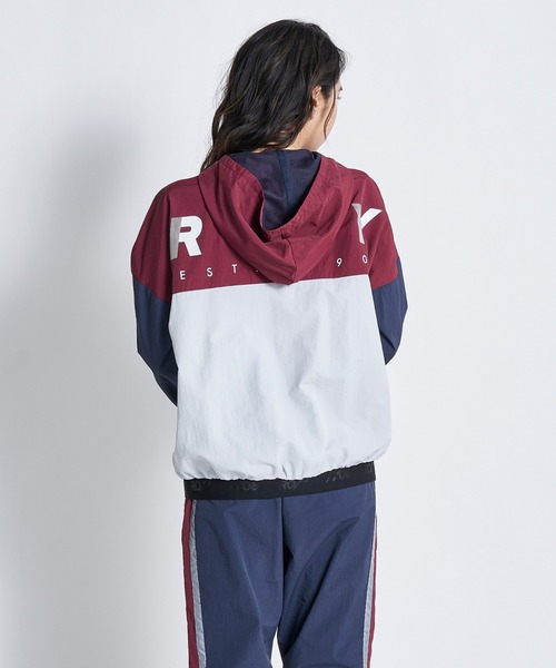 ROXY（ロキシー）の「READY OR NOT ZIP/ロキシーバックプリントジャケット（ブルゾン・レディース・ブラック/バーガンディー・MEDIUM/LARGE/SMALL）」の10枚目の写真