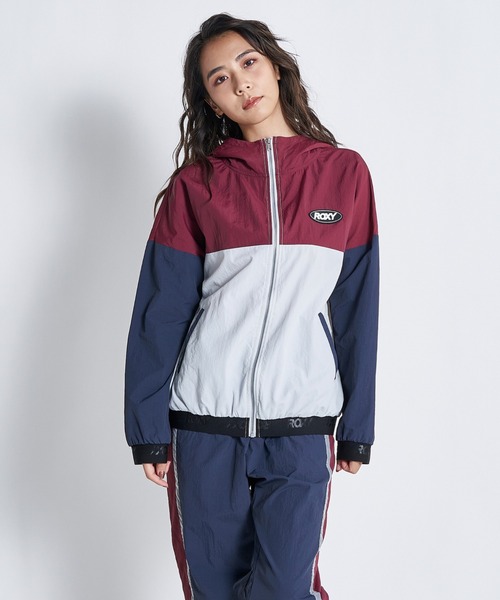 ROXY（ロキシー）の「READY OR NOT ZIP/ロキシーバックプリントジャケット（ブルゾン・レディース・ブラック/バーガンディー・MEDIUM/LARGE/SMALL）」の4枚目の写真