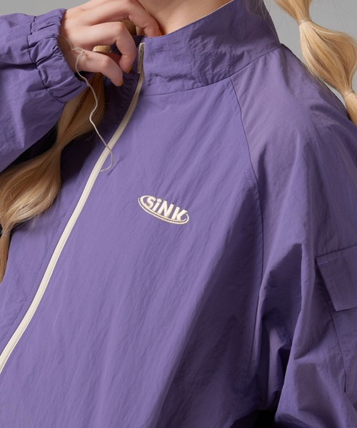 SINK kotohayokozawa（シンク コトハヨコザワ）の「GO-OUT NYLON BLOUSON（ブルゾン・レディース・パープル/ブルー・FREE）」の5枚目の写真