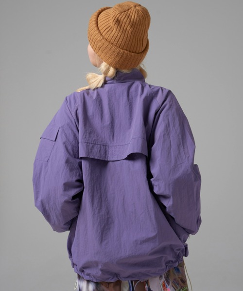 SINK kotohayokozawa（シンク コトハヨコザワ）の「GO-OUT NYLON BLOUSON（ブルゾン・レディース・パープル/ブルー・FREE）」の4枚目の写真