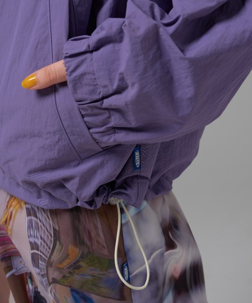 SINK kotohayokozawa（シンク コトハヨコザワ）の「GO-OUT NYLON BLOUSON（ブルゾン・レディース・パープル/ブルー・FREE）」の6枚目の写真