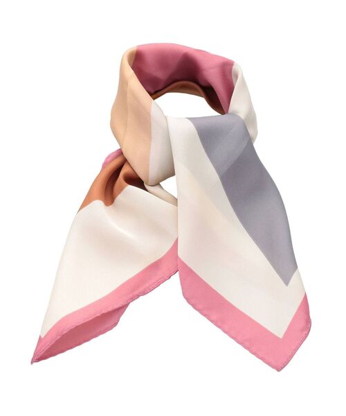 dazzlin（ダズリン）の「カラフルレトロスカーフ（ストール/ショール・レディース・ブラック/ブラウン/ピンク・FREE）」の6枚目の写真