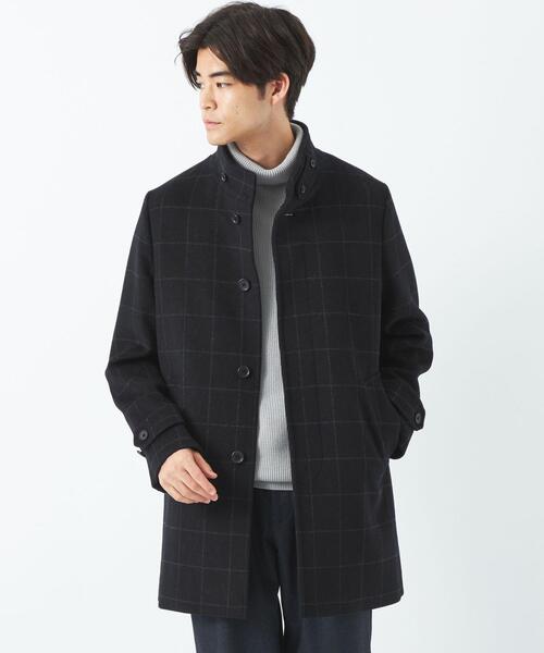 green label relaxing（グリーンレーベルリラクシング）の「S100's ショートビーバー スタンドカラー コート（その他アウター・メンズ・ダークグレー/その他1/その他2・S/M/L/XL）」の5枚目の写真