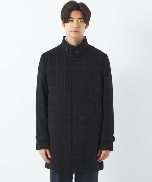 green label relaxing（グリーンレーベルリラクシング）の「S100's ショートビーバー スタンドカラー コート（その他アウター・メンズ・ダークグレー/その他1/その他2・S/M/L/XL）」の6枚目の写真
