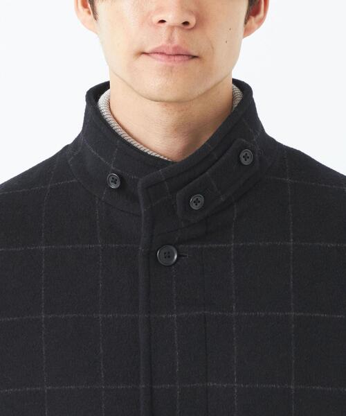 green label relaxing（グリーンレーベルリラクシング）の「S100's ショートビーバー スタンドカラー コート（その他アウター・メンズ・ダークグレー/その他1/その他2・S/M/L/XL）」の9枚目の写真
