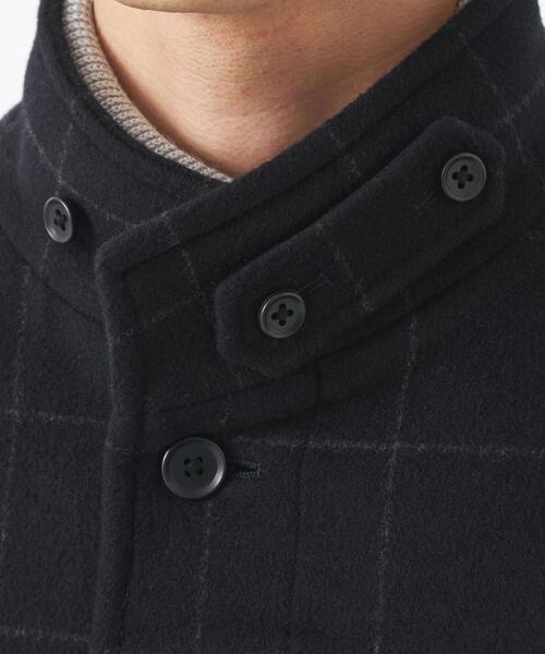 green label relaxing（グリーンレーベルリラクシング）の「S100's ショートビーバー スタンドカラー コート（その他アウター・メンズ・ダークグレー/その他1/その他2・S/M/L/XL）」の14枚目の写真