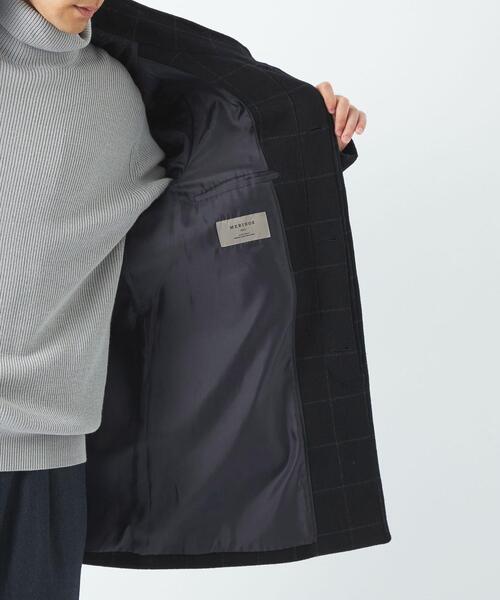 green label relaxing（グリーンレーベルリラクシング）の「S100's ショートビーバー スタンドカラー コート（その他アウター・メンズ・ダークグレー/その他1/その他2・S/M/L/XL）」の17枚目の写真
