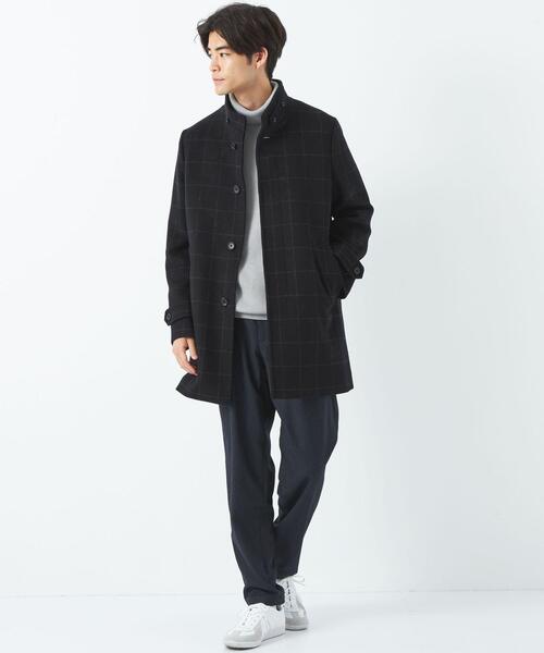 green label relaxing（グリーンレーベルリラクシング）の「S100's ショートビーバー スタンドカラー コート（その他アウター・メンズ・ダークグレー/その他1/その他2・S/M/L/XL）」の18枚目の写真