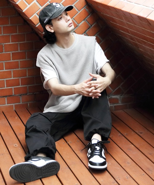 ８(eight)（エイト）の「セパレートニットベスト（ベスト・メンズ・ライトグレー/ブラック/イエロー/ブルーグレー/テラコッタ・MEDIUM/LARGE）」の17枚目の写真