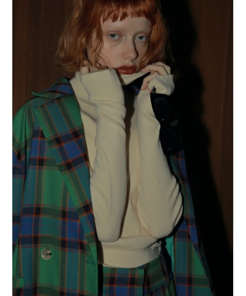 AMAIL（アマイル）の「Fashionable finger knit（ニット/セーター・レディース・ブラウン/アイボリー/ピンク/グリーン・FREE）」の6枚目の写真