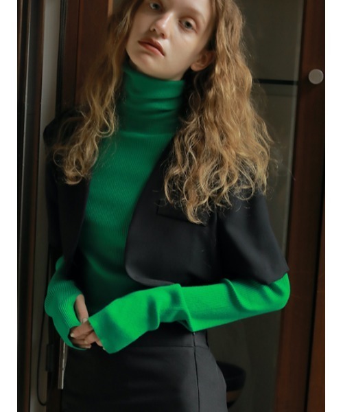 AMAIL（アマイル）の「Fashionable finger knit（ニット/セーター・レディース・ブラウン/アイボリー/ピンク/グリーン・FREE）」の12枚目の写真