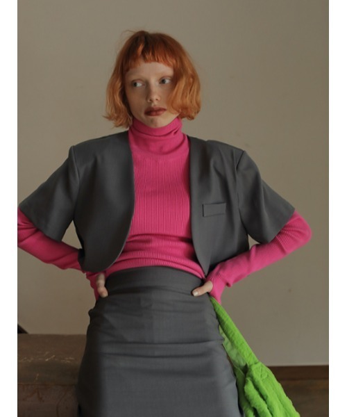 AMAIL（アマイル）の「Fashionable finger knit（ニット/セーター・レディース・ブラウン/アイボリー/ピンク/グリーン・FREE）」の22枚目の写真