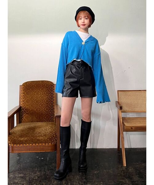 EMODA(エモダ)の「ボックスショートパンツ(その他パンツ・レディース・ブラック/アイボリー/ミント・SMALL/MEDIUM)」の8枚目の写真