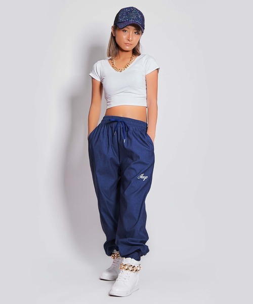 babyShoop(ベイビーシュープ)の「デニムカラージョガーパンツ(その他パンツ・レディース・ブルー・FREE)」の5枚目の写真