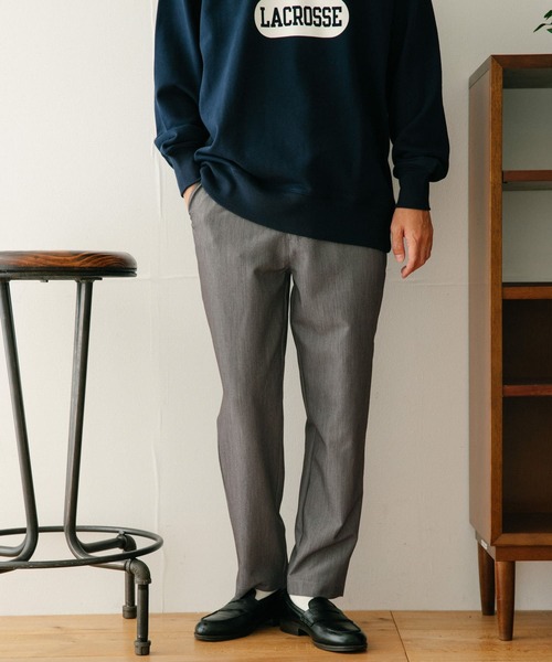 ITEMS URBANRESEARCH(アイテムズ アーバンリサーチ)の「TRPU テーパードパンツ(その他パンツ・メンズ・ブラック/グレー系その他/ネイビー/グリーン・LARGE/MEDIUM)」の3枚目の写真