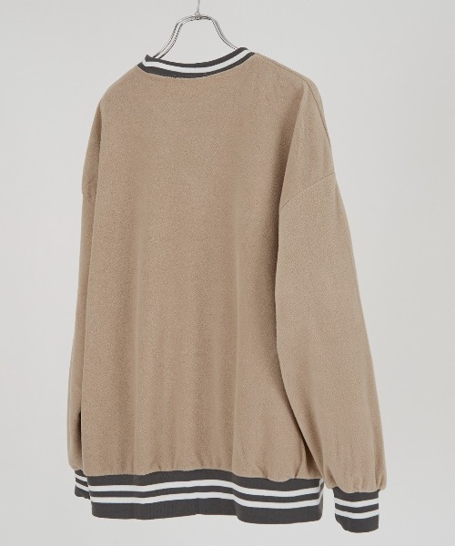 improves（インプローブス）の「ラインリブ フリース クルーネック トレーナー（スウェット・メンズ・ダークグリーン/ブラック/チャコール/ネイビー/ベージュ/グレイッシュベージュ・LARGE/X-LARGE/MEDIUM）」の21枚目の写真