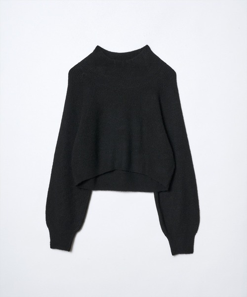 REDYAZEL（レディアゼル）の「畦ニットプルオーバー（ニット/セーター・レディース・パープル/グリーン/キャメル/ブラック/アイボリー・FREE）」の13枚目の写真