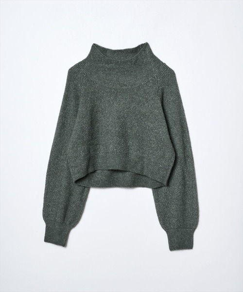 REDYAZEL（レディアゼル）の「畦ニットプルオーバー（ニット/セーター・レディース・パープル/グリーン/キャメル/ブラック/アイボリー・FREE）」の18枚目の写真