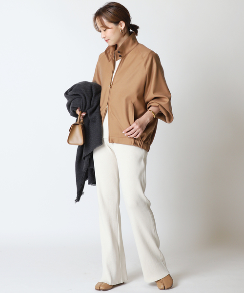 ゆっちゃん Deuxieme Classe FLANNEL ZIPブルゾン Deuxieme Classe（ドゥーズィエムクラス）の「FLANNEL ZIP ブルゾン