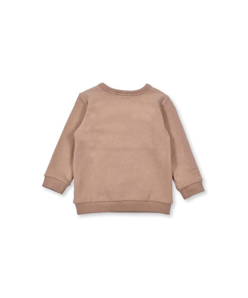 BeBe（ベベ）の「BeBe/マシュマロウラゲアニマル雪山モチーフトレーナーベビー(80~90cm)（スウェット・キッズ・グリーン/ベージュ・90/80）」の10枚目の写真