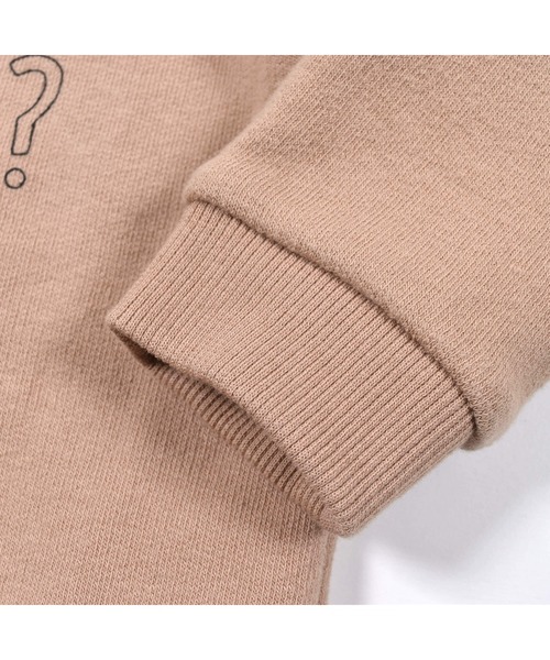 BeBe（ベベ）の「BeBe/マシュマロウラゲアニマル雪山モチーフトレーナーベビー(80~90cm)（スウェット・キッズ・グリーン/ベージュ・90/80）」の3枚目の写真