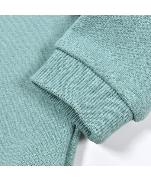 BeBe（ベベ）の「BeBe/マシュマロウラゲアニマル雪山モチーフトレーナーベビー(80~90cm)（スウェット・キッズ・グリーン/ベージュ・90/80）」の6枚目の写真